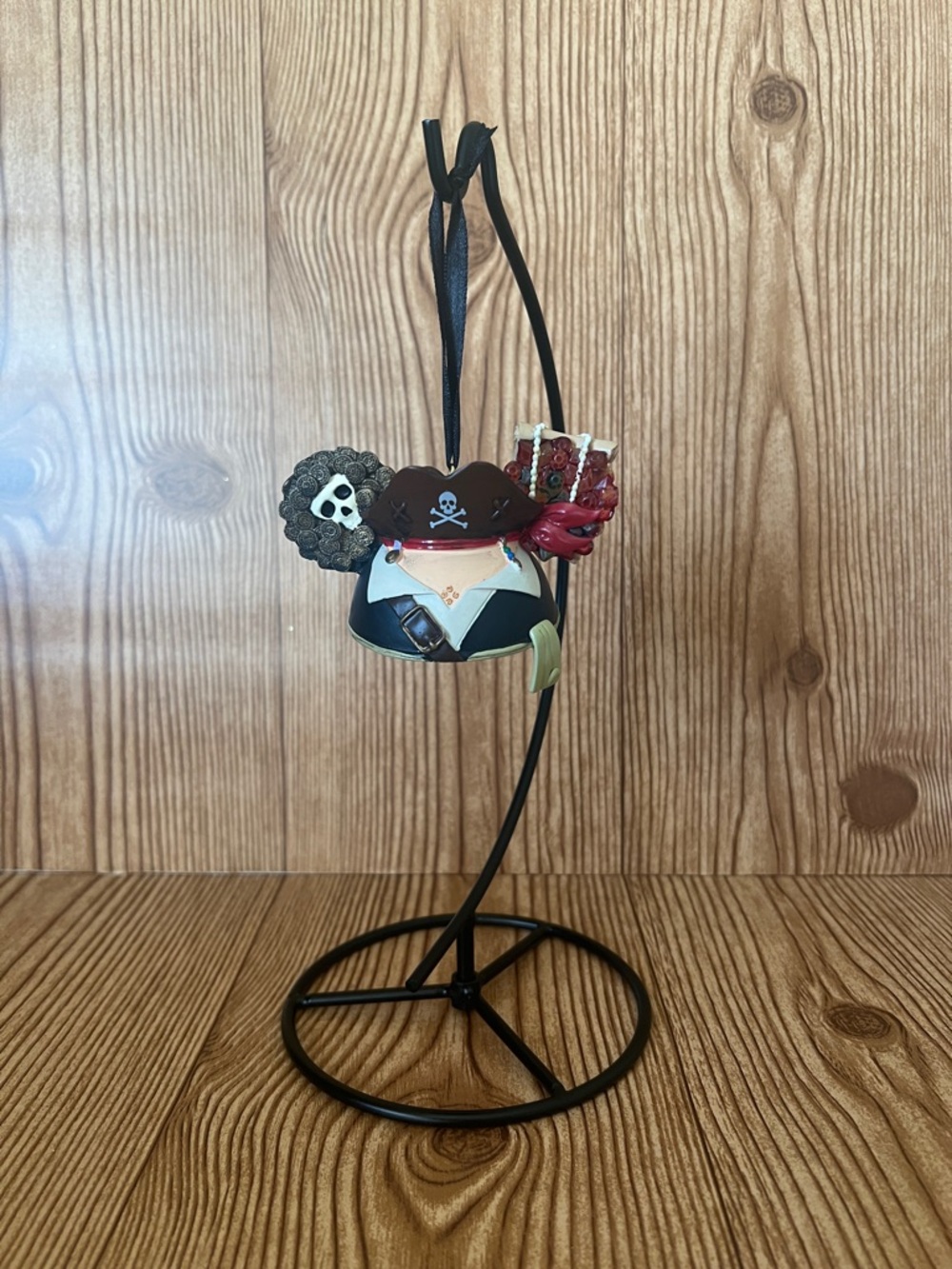 EUC Disney Parks Pirates Of The Caribbean Jack Sparrow Mickey Ear Hat Ornament